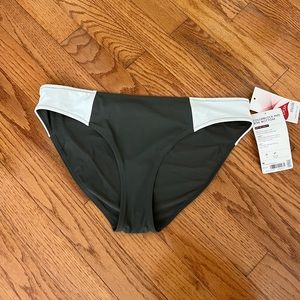 NEW Athleta Colorblock Mid-rise Bikini Bottom medium